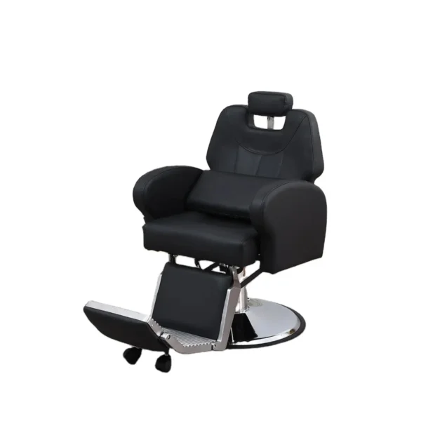 Barber Chairs Professional Beauty Salon Adjustable Height Seats Black