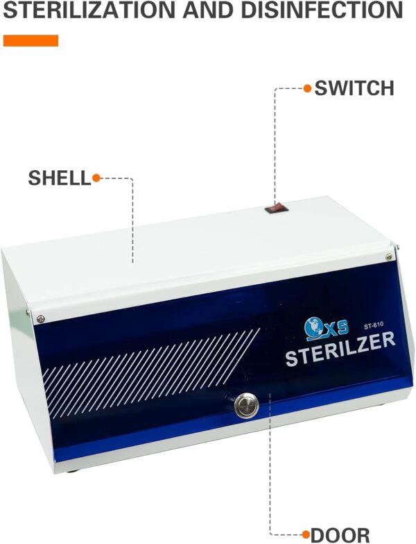 UV Sterilizer Cabinet Tools Cleaning Supplies, Multi-Functional Sterilizer Cleaner Box - Image 4