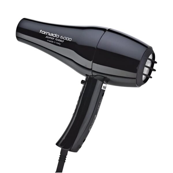 ecno Dry Tornado 6000 Super Turbo 2500W Professional Hair Dryer – High-Power, Lightweight, and Durable (Black)